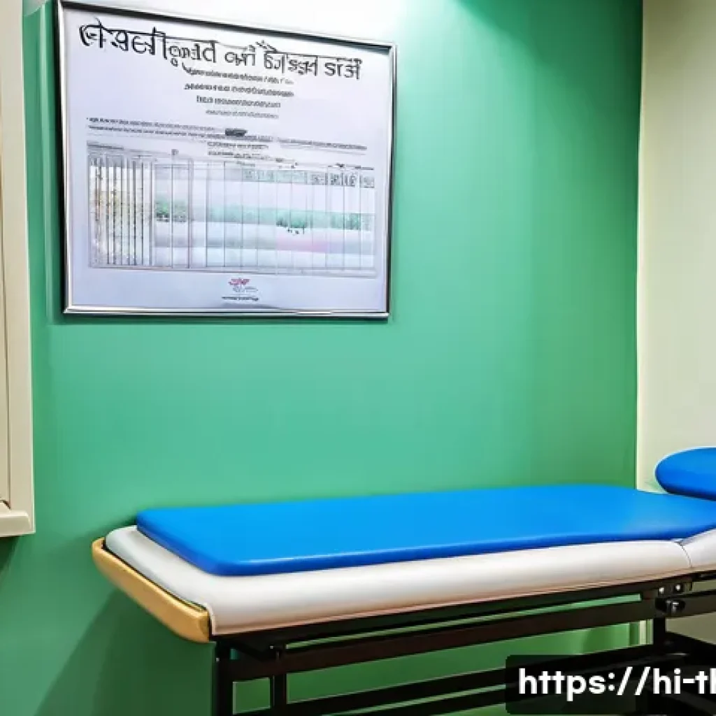 물리치료사 취업 준비 서류 - A professional physiotherapist&rsquo;s workspace with neatly arranged educational certificates on the wall...